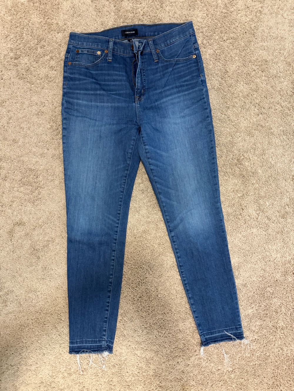 J. Crew Women's Medium Blue Skinny Jeans